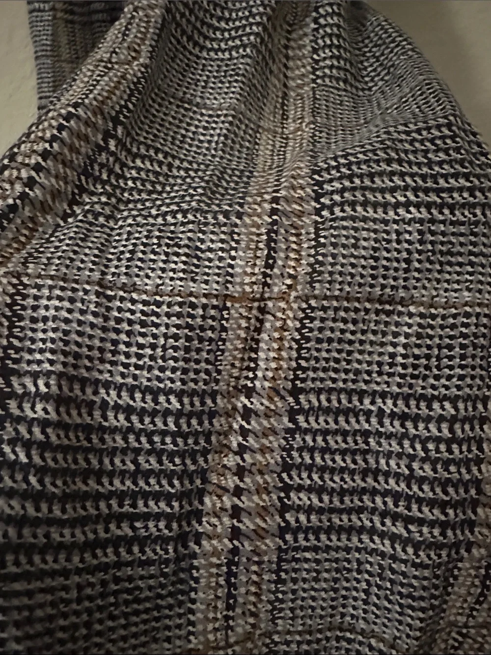 Vintage 100% SilkOscar de la Renta Black, Brown & Tan Scarf